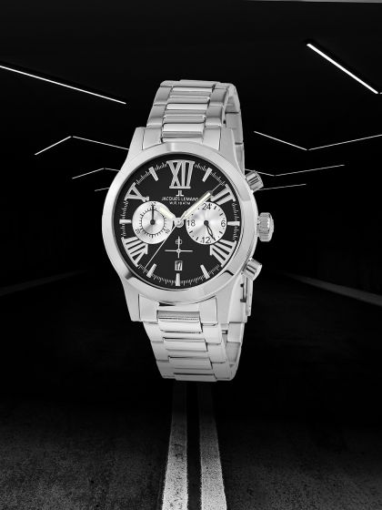 Buy GUESS Men Silver Toned Chronograph Watch W1000G2 Watches for