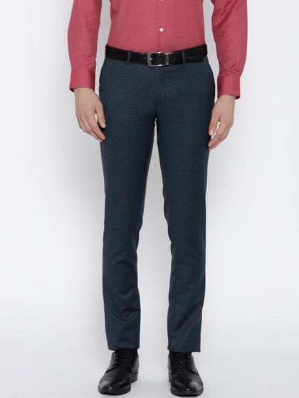 Buy Next Men Charcoal Grey Slim Fit 