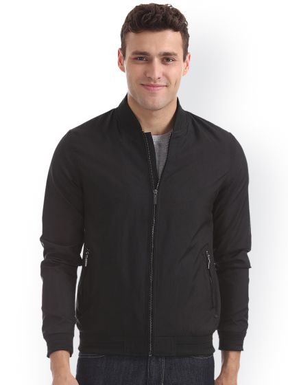 arrow sport full sleeve solid men's jacket