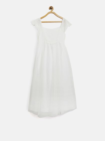 white shimmery dress