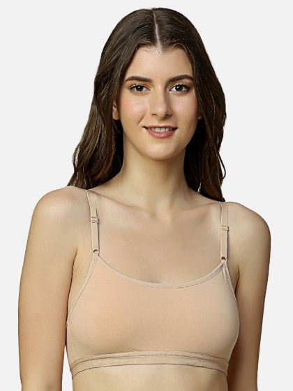 Zivame Priority Invisible Line Padded Wireless T Shirt Bra with