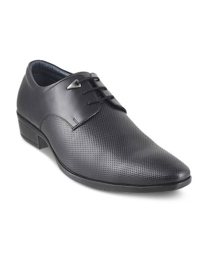 Metro black formal shoes online