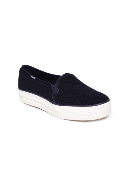 black slip on keds womens