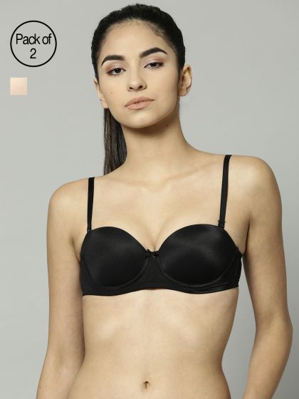 Buy Marks & Spencer Pack Of 2 Solid Non Wired Lightly Padded Post Surgery  Bras - Bra for Women 12132716
