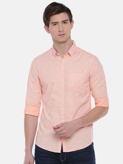 Slim Fit Printed Casual Shirt - Shirts 