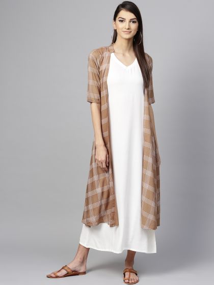 Libas maxi dress with shrug deals