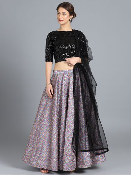 Buy Bollywood Vogue Green Made To Measure Lehenga With Blouse Lehenga Choli For Women 9847643 Myntra The versatile crop tops are not restricted to be worn with lehengas alone but are also dressed up with sarees, dhoti pants and can be experimented in so. buy bollywood vogue green made to