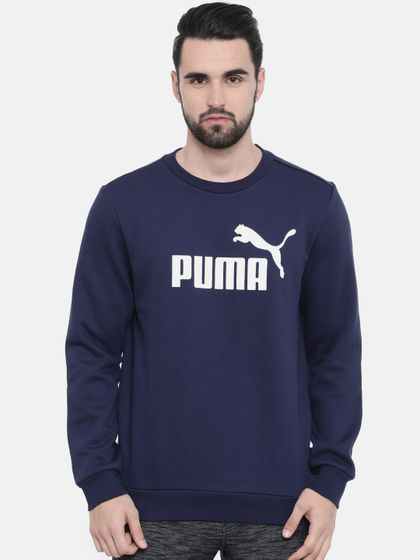navy puma sweatshirt