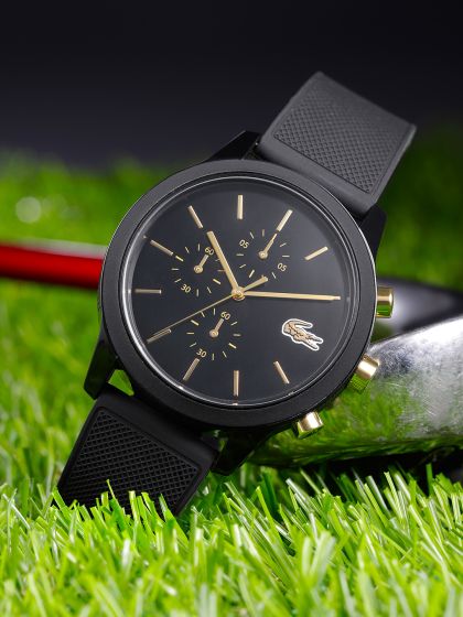 Buy Lacoste Men Black Black Analogue Watch 2010826 Watches for