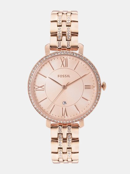Buy Fossil Women Beige Analogue Watch 