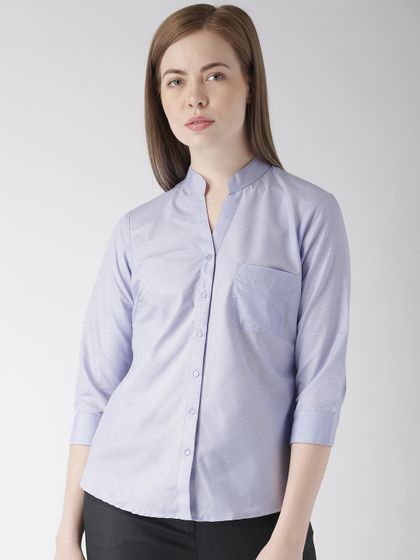 Park avenue women's solid formal shirt clearance