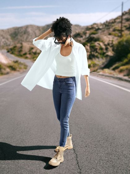 Myntra top boyfriend jeans