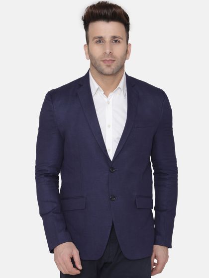 Louis Slim Fit High Quality Navy Blue Blazer