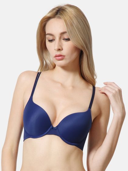 Women Anti Bacterial Padded Breathable Bra - No Slip Strap And Flexi Wires