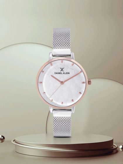 Buy Titan Raga Women Silver Toned Swarovski Analogue Watch