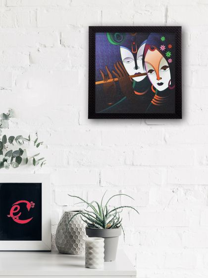 Buy 999Store Multicoloured Radha Krishna Wall Painting - Wall Art for  Unisex 7415762 | Myntra