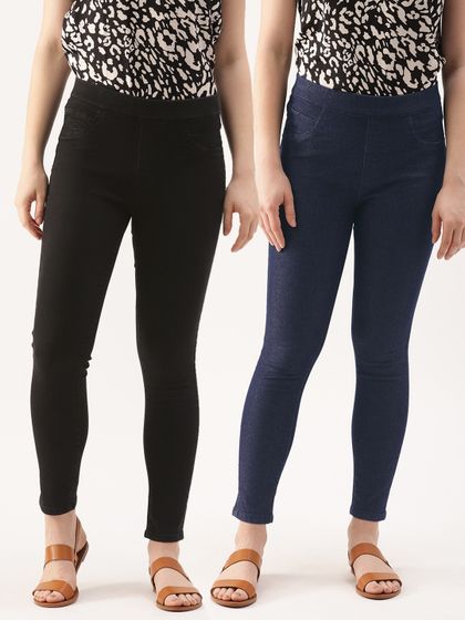 Buy Fusion Beats Blue Treggings 