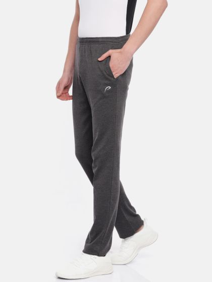Men's Charcoal Solid Warm Winter Fleece Joggers – Fitkin