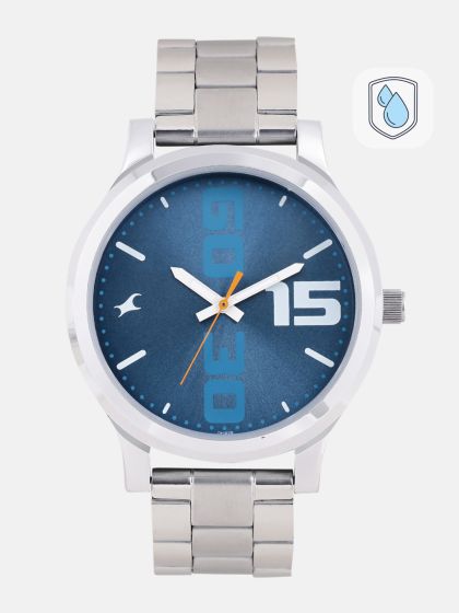 Buy Fastrack Men Silver Toned Analogue Watch NK3089SM01 OR