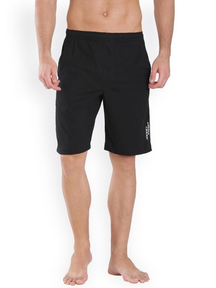 Black Solid Loose Fit Nsw Af1 Sports 