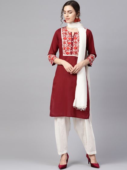 long kurta salwar design