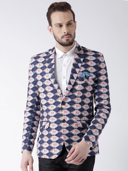 Raymond printed blazer sale