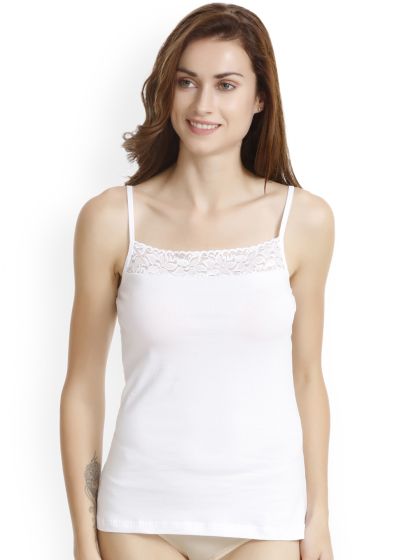 HERE&NOW Women Solid Non Padded Cropped Camisoles - Price History