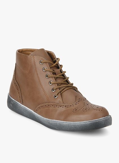 united colors of benetton men's leather boots