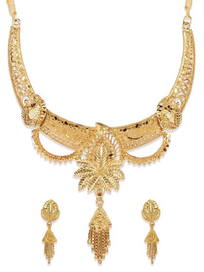 Buy Sukkhi Elephant Gold Plated Jewellery Set Jewellery Set for