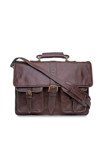 Buy Fossil Men Brown Solid Messenger Bag Messenger Bag for Men
