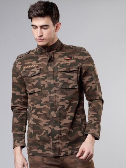Fila camo jacket hotsell