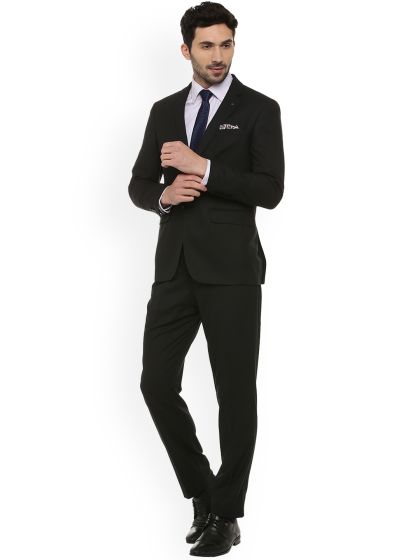 Buy Louis Philippe Men's Regular Fit Suit  (8907153967292_LPSU1M00147_108_Medium Blue Solid) at