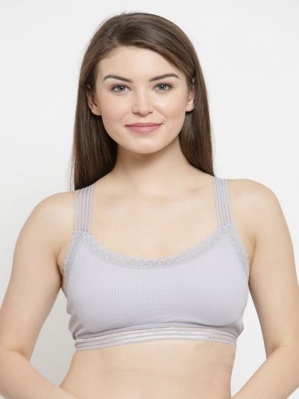 Buy Shyaway Purple Solid Non Wired Lightly Padded Maternity Bra