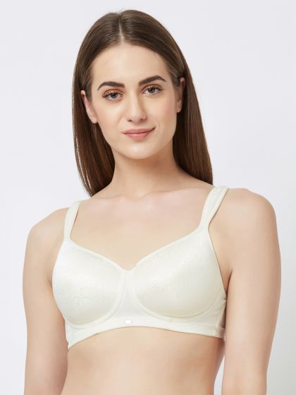 Soie Full Coverage, Padded, Non-Wired Seamless Bra - Mist