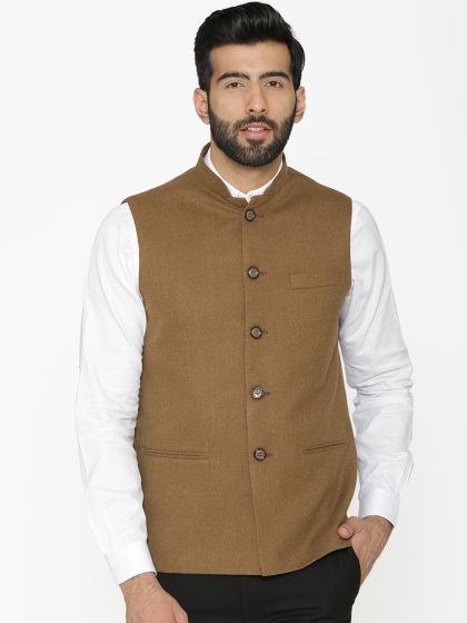 Double breasted on sale nehru jacket