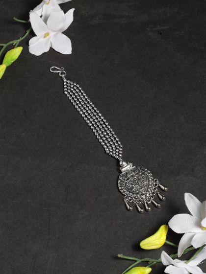Oxidised maang shop tikka online