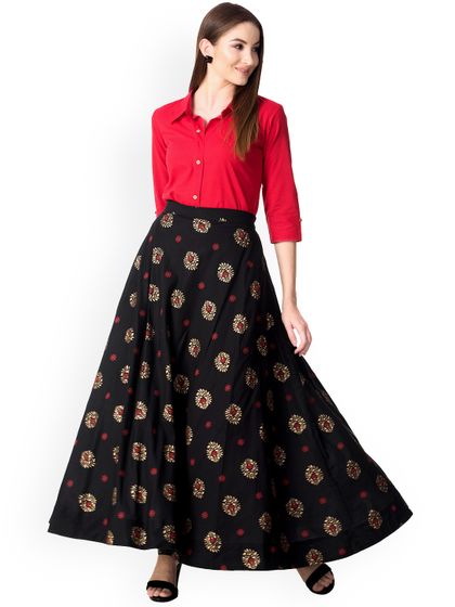 Skirt and top set myntra Clearance