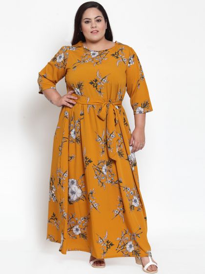 pluss women maxi beige dress