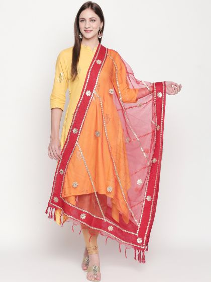 gota patti suit myntra