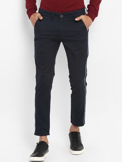 Buy Arrow Sport Men Charcoal Slim Fit 