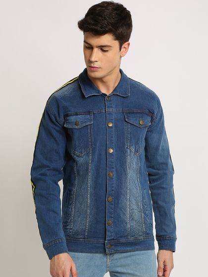 Black Solid Jacket - Jackets for Men 