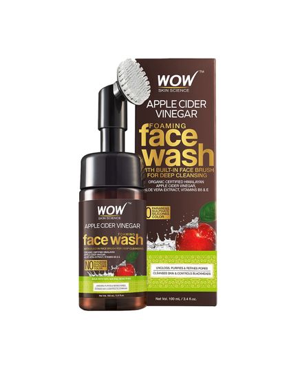 wow skin science face wash with brush
