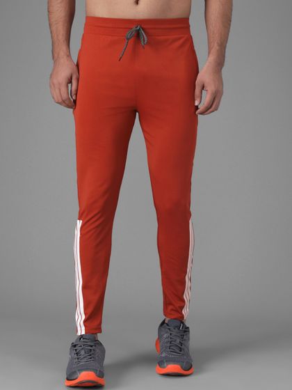 Buy Sweet Dreams Orange Solid Joggers 