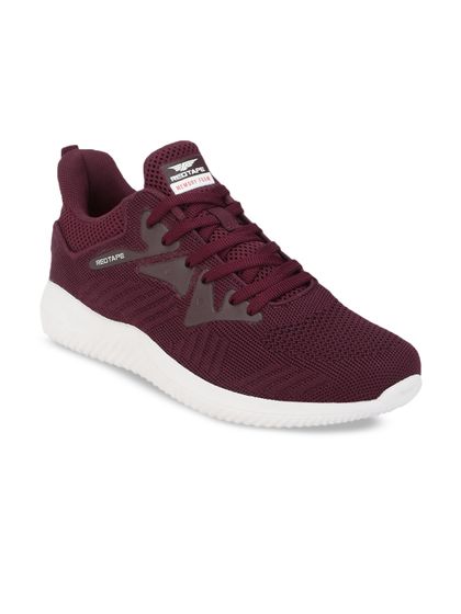 Red tape maroon running shoes Clearance