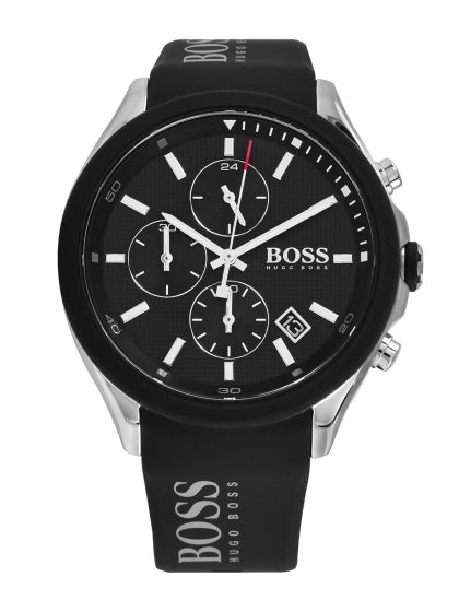 Buy Hugo Boss Men Center Court Laser Cuts Strap Analogue