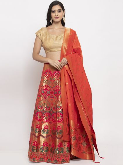 banarasi lehenga myntra