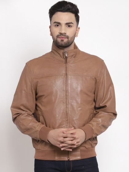 Izod men's shop leather jacket