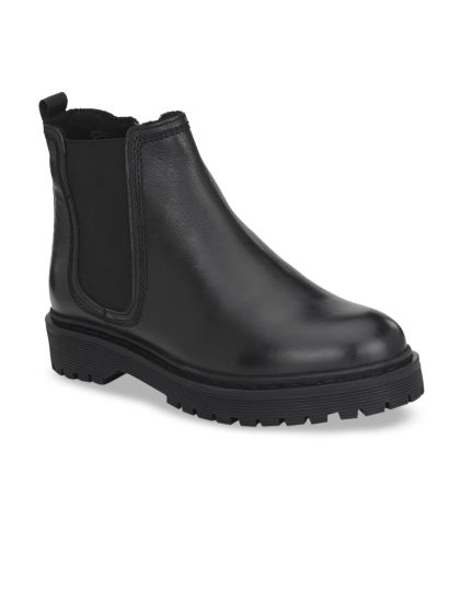 Mont chevalier biker boot top for women in black