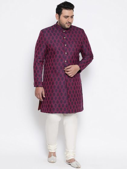 Self print sherwani sale