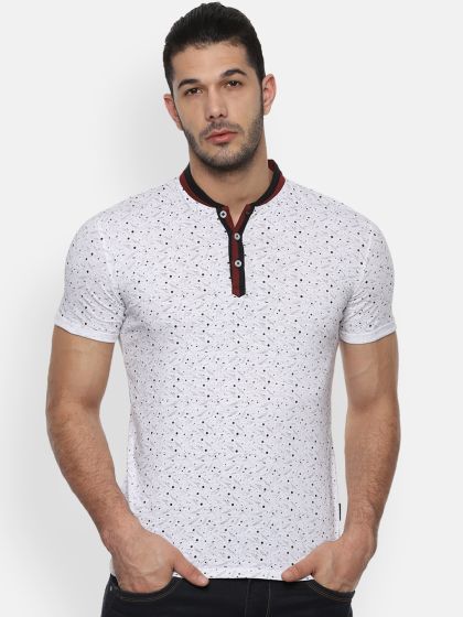 Buy Sisley Men Black Slim Fit T Shirt Tshirts For Men 704630 Myntra
